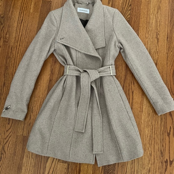 Calvin Klein Jackets & Coats Calvin Klein Wool Coat Xxs Poshmark